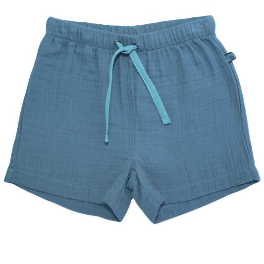 Enfant Terrible Musselin-Shorts, steel blue