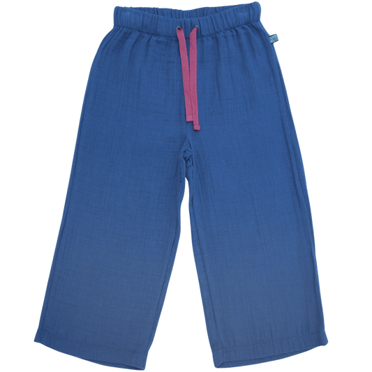 Enfant Terrible Musselin-Hose, blue