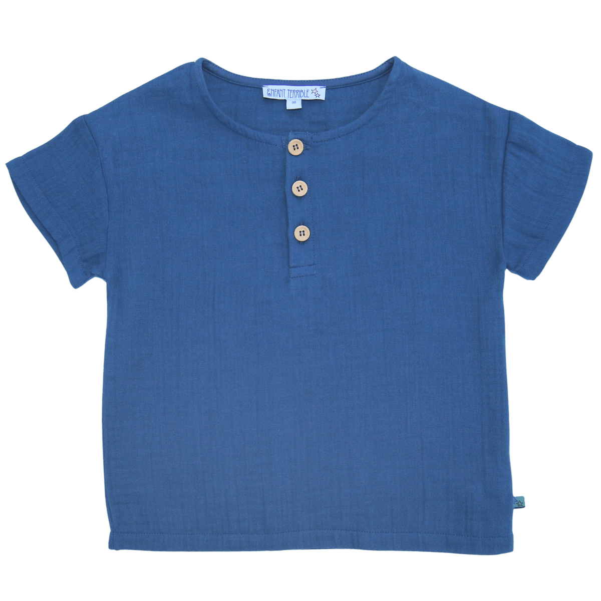 Enfant Terrible Musselin-Shirt, blue