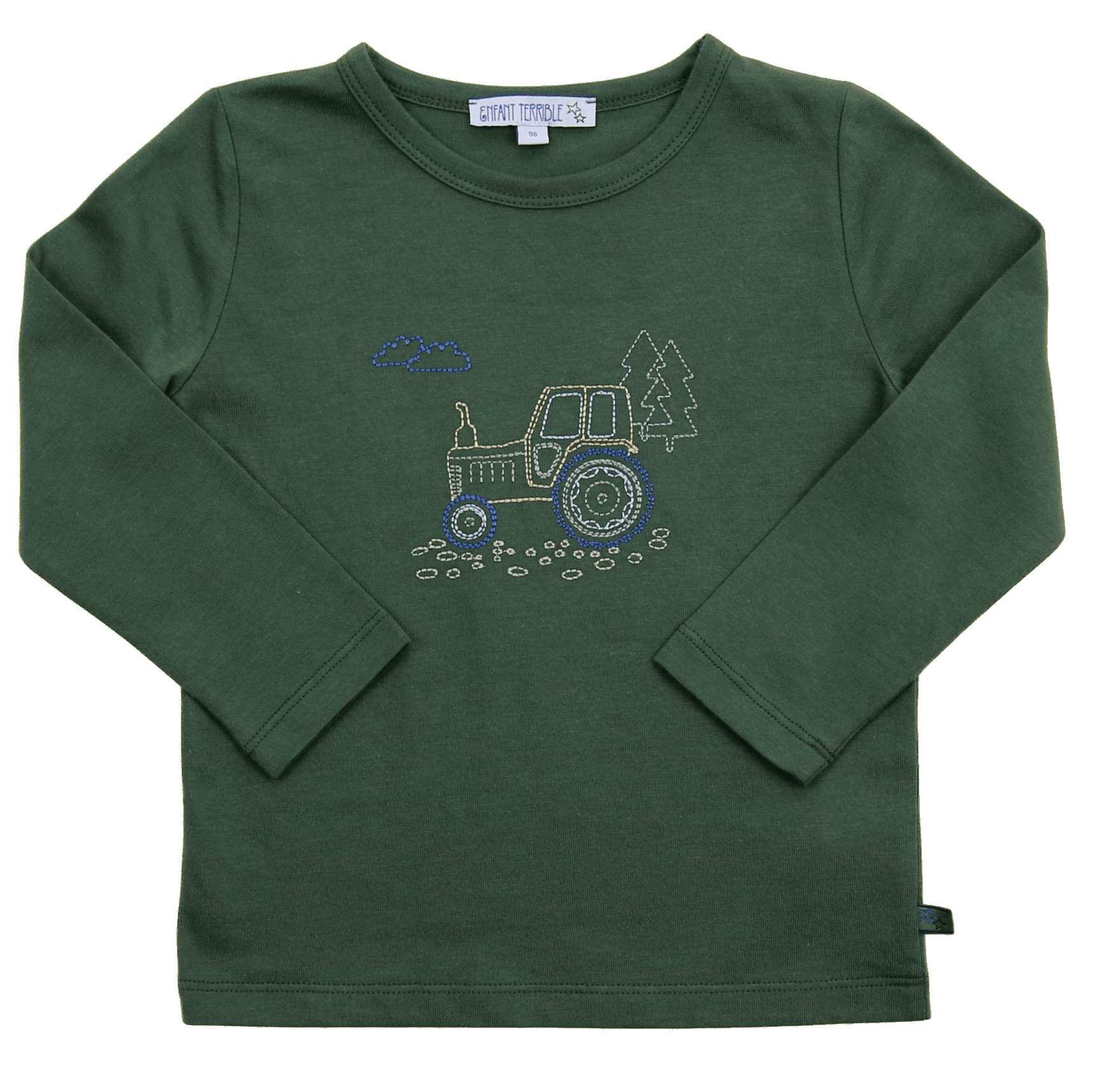 Enfant Terrible Langarmshirt Traktorstickerei