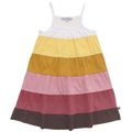 Enfant Terrible Kleid Colourblocking, Plum/Ind.red