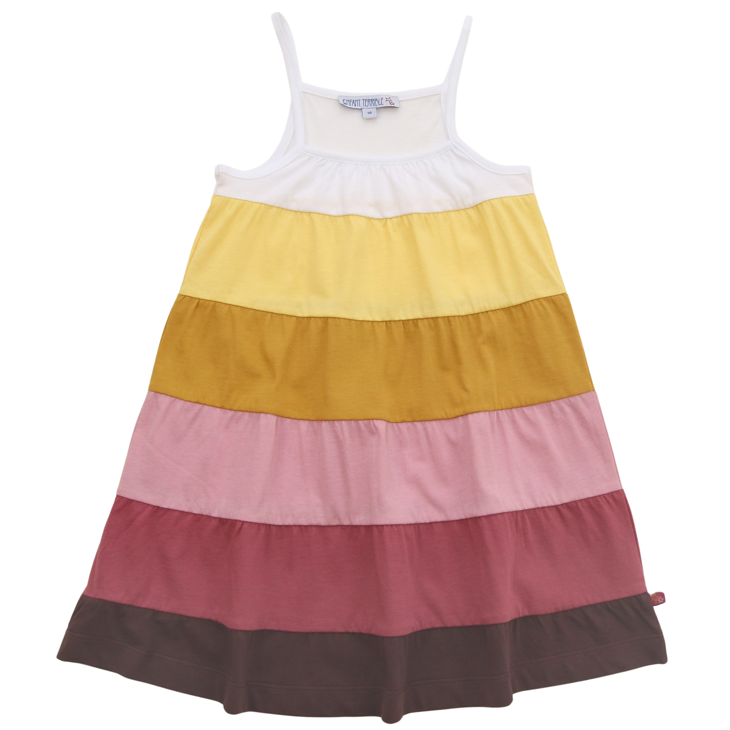 Enfant Terrible Kleid Colourblocking, Plum/Ind.red