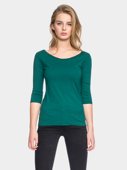 Ato Berlin Damen Shirt Caja, Petrol