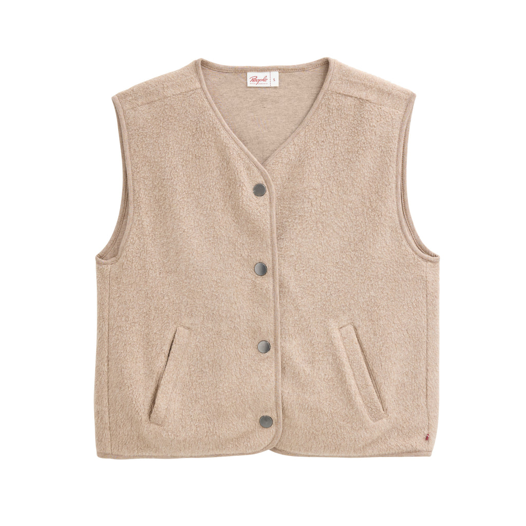 People Wear Organic BW-Fleece-Weste, sand
