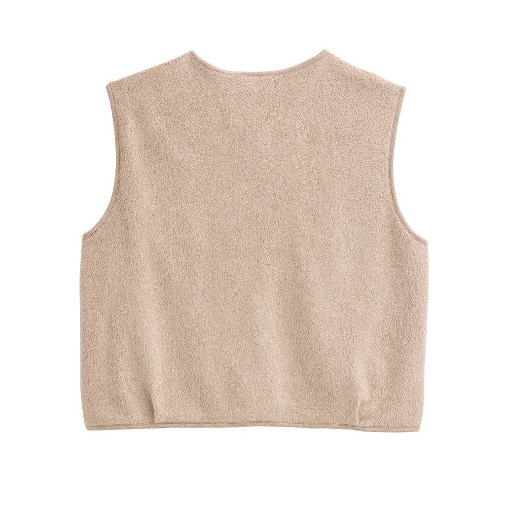 People Wear Organic BW-Fleece-Weste, sand