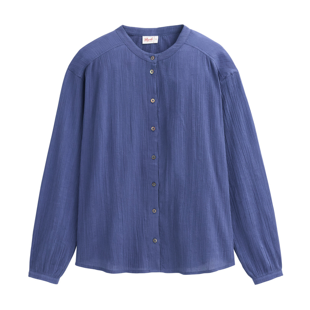 People Wear Organic Bluse, indigo
