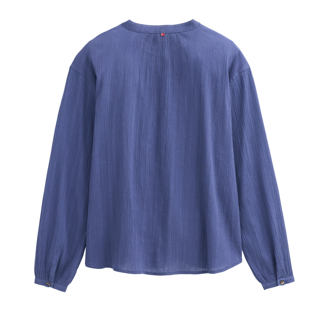 People Wear Organic Bluse, indigo