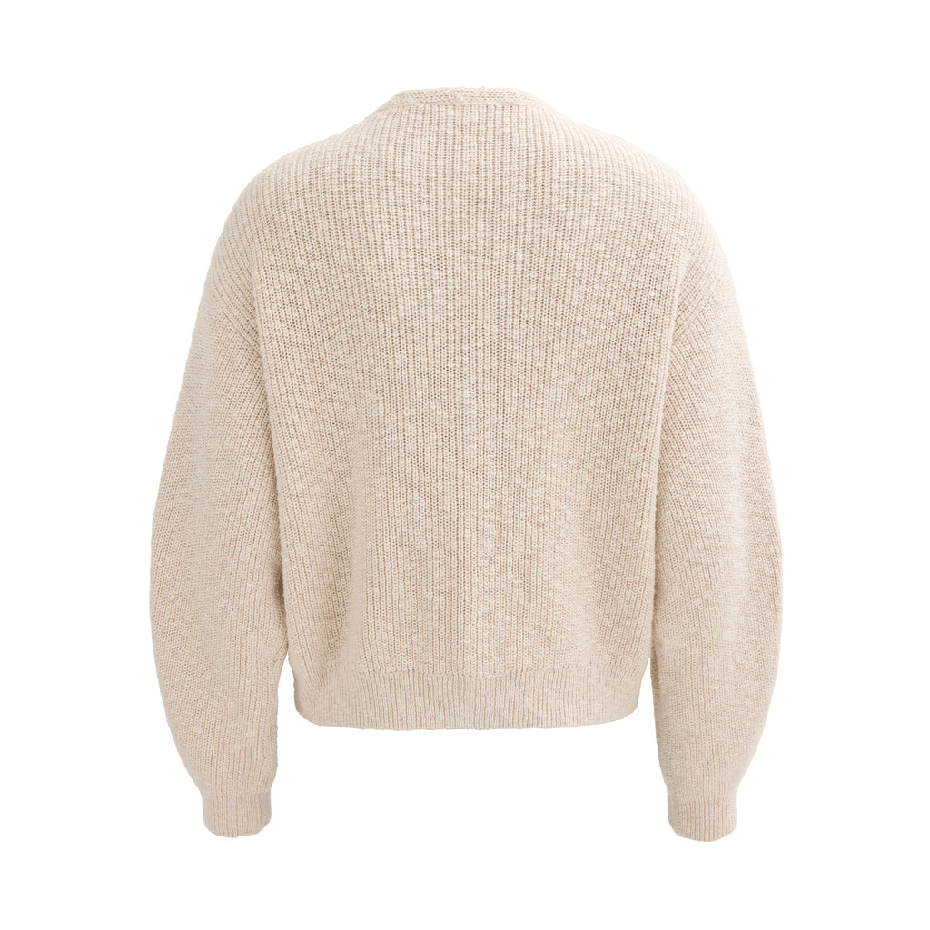 People Wear Organic Ripp-Strickjacke, natur