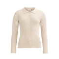 People Wear Organic Rippstrick-Pulli/Cardigan Polo, kitt