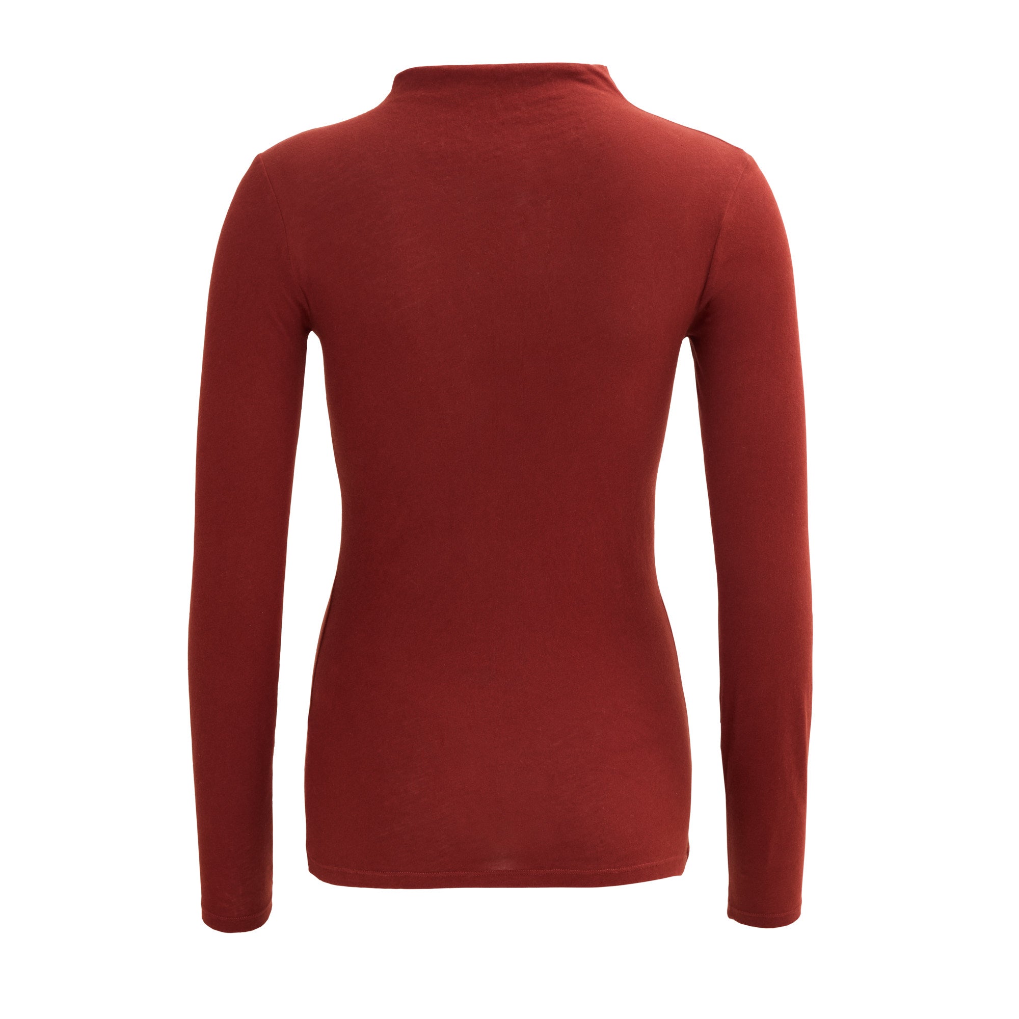 People Wear Organic Langarmshirt, terrakotta