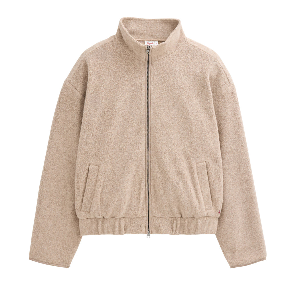 People Wear Organic BW-Fleece-Jacke, sand