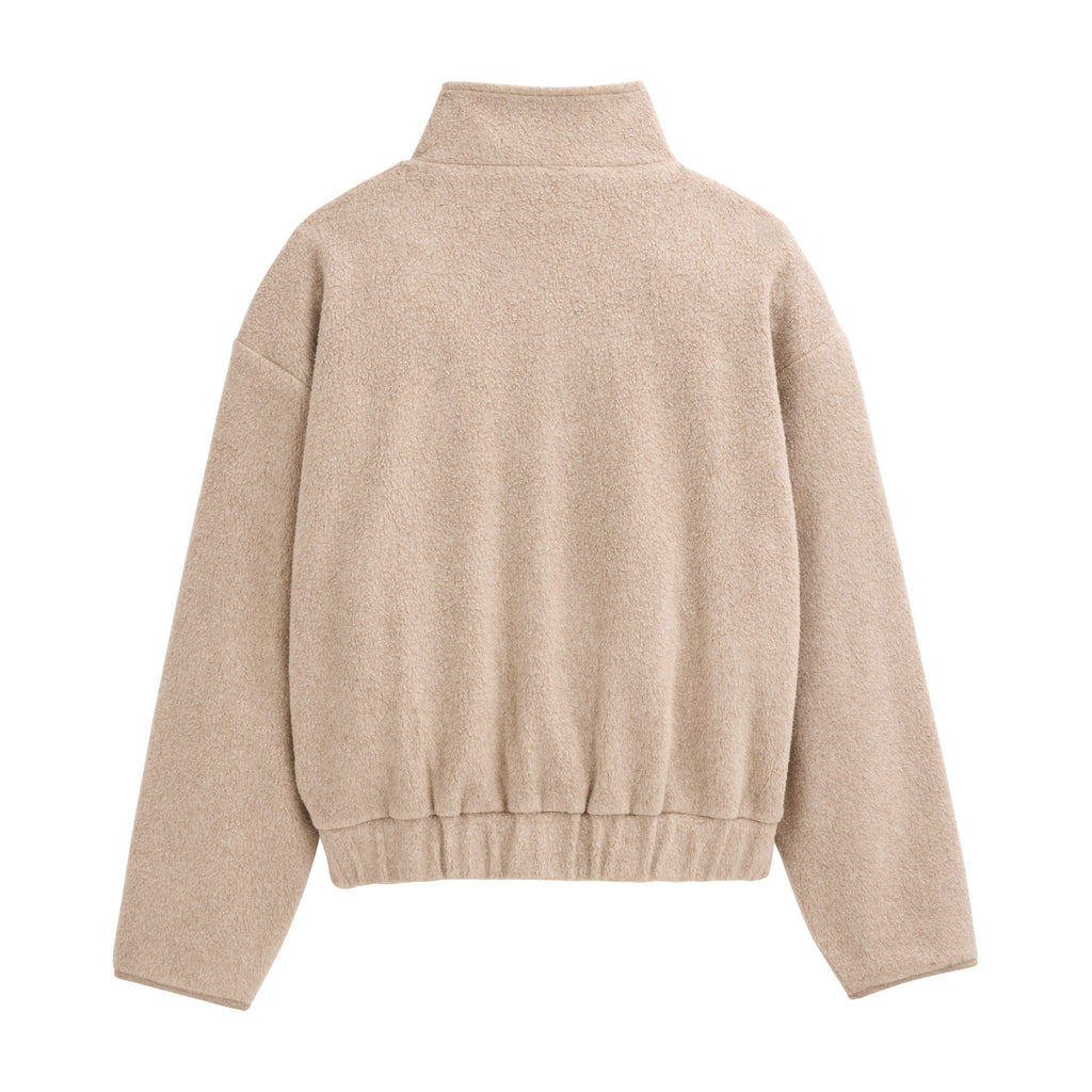 People Wear Organic BW-Fleece-Jacke, sand
