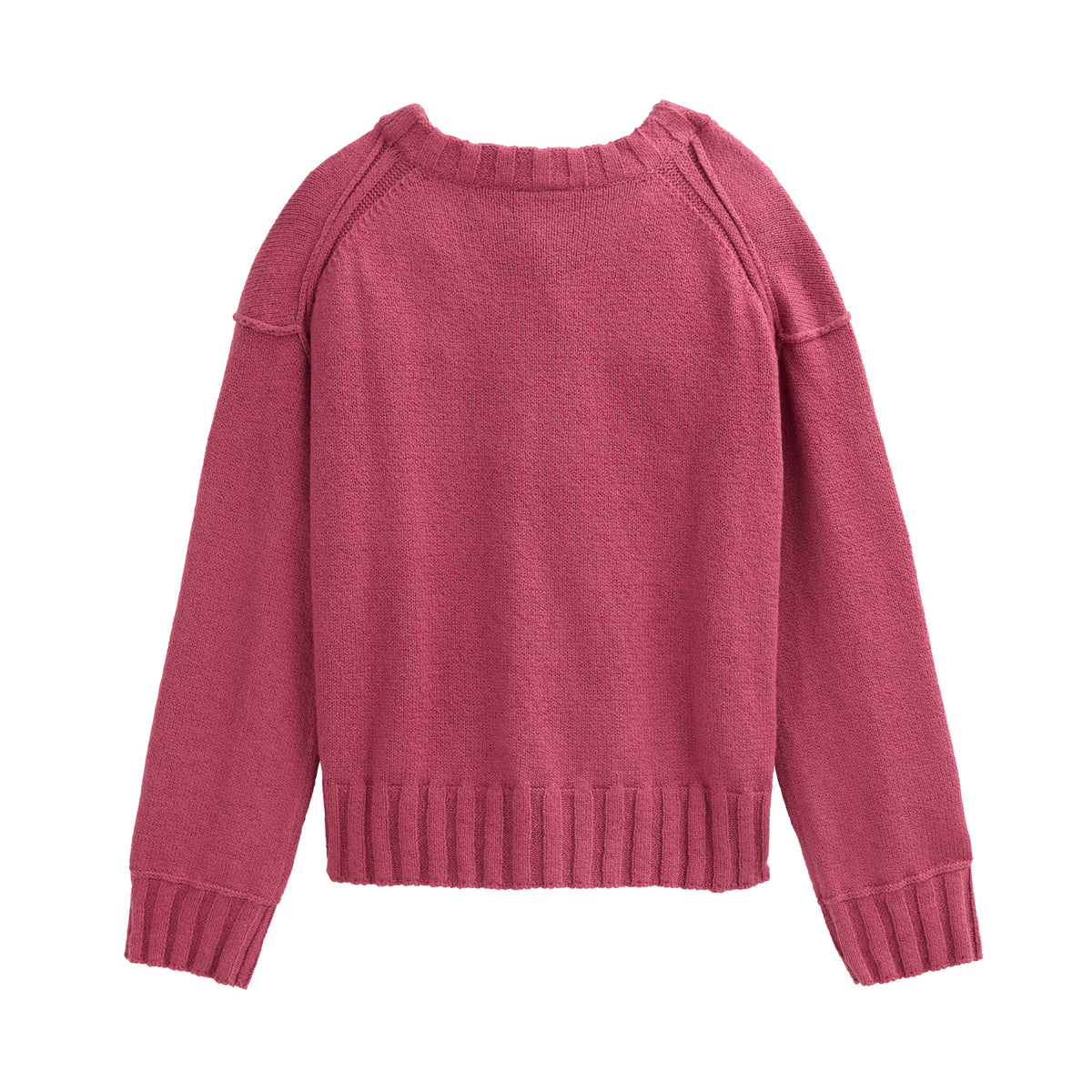 People Wear Organic Boucléstrick-Pullover, Beere