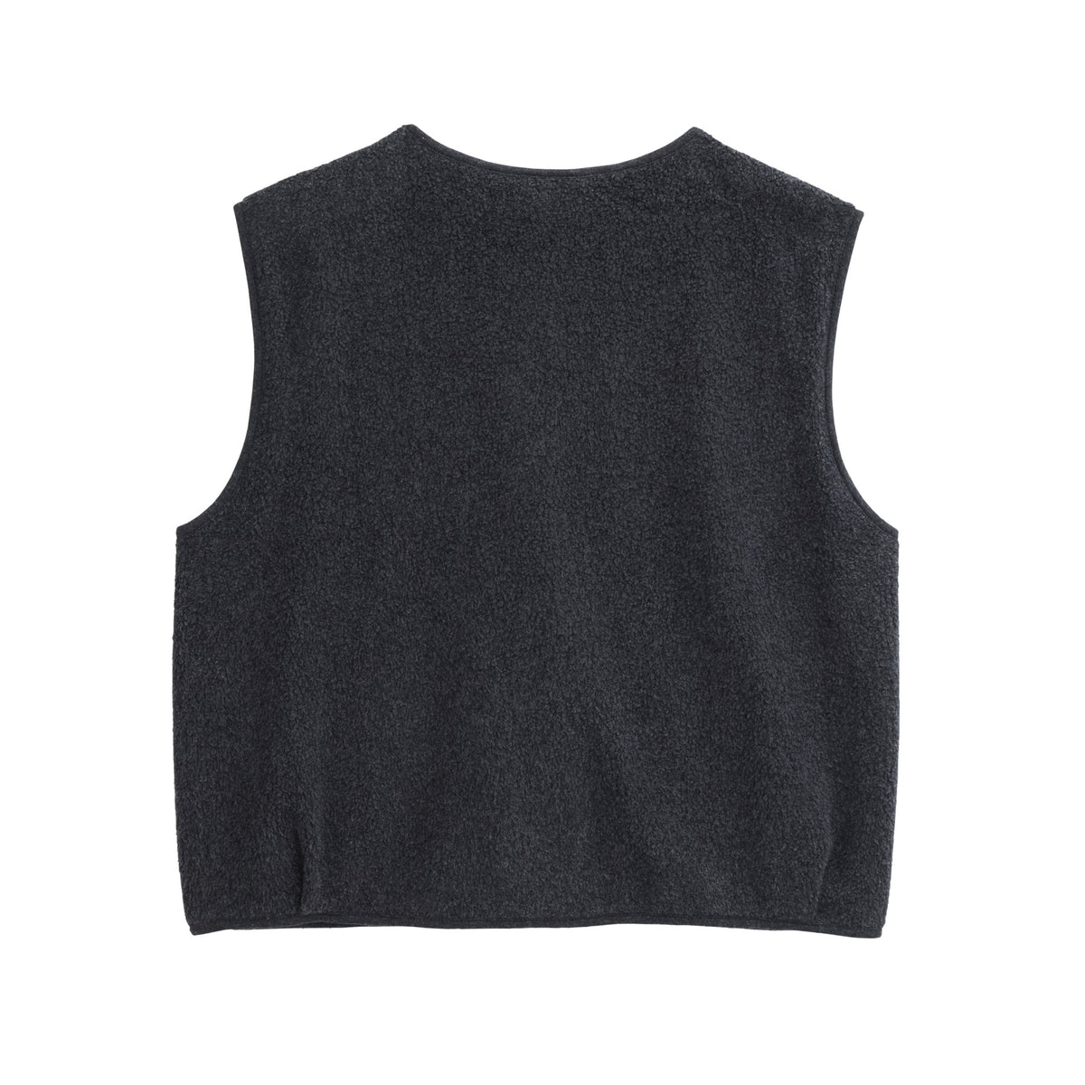 People Wear Organic BW-Fleece-Weste, anthrazit mel.