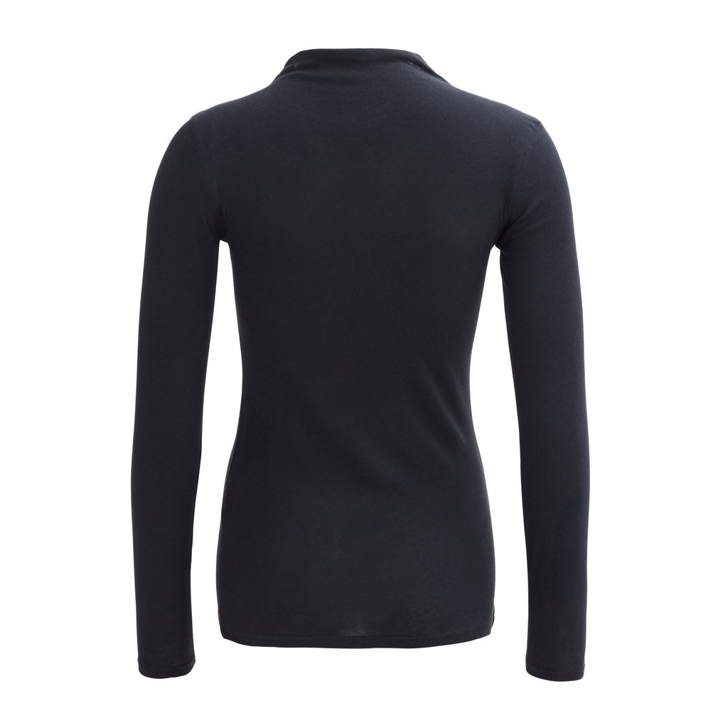 People Wear Organic Langarmshirt, schwarz