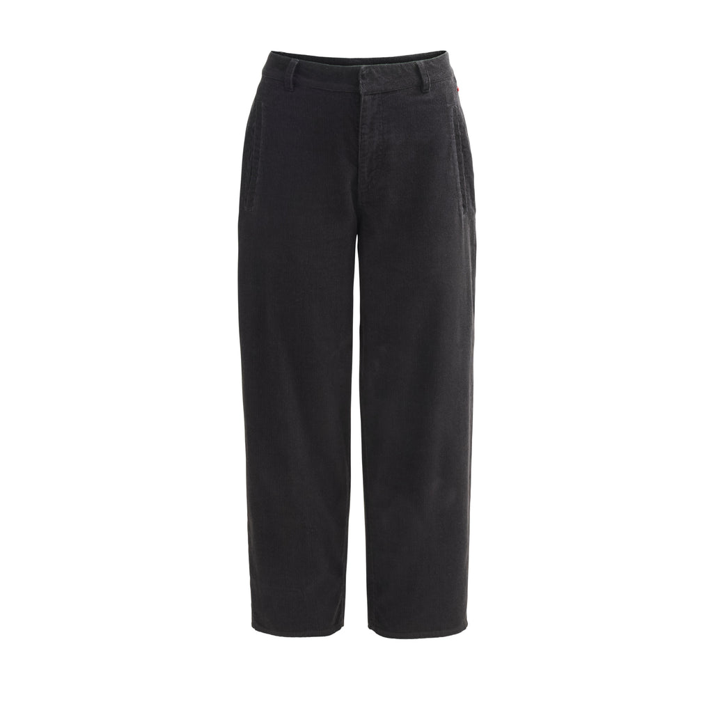 People Wear Organic Barrel-Cordhose, schwarz