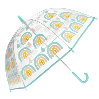 Rex London Regenschirm, Regenbogen transparent