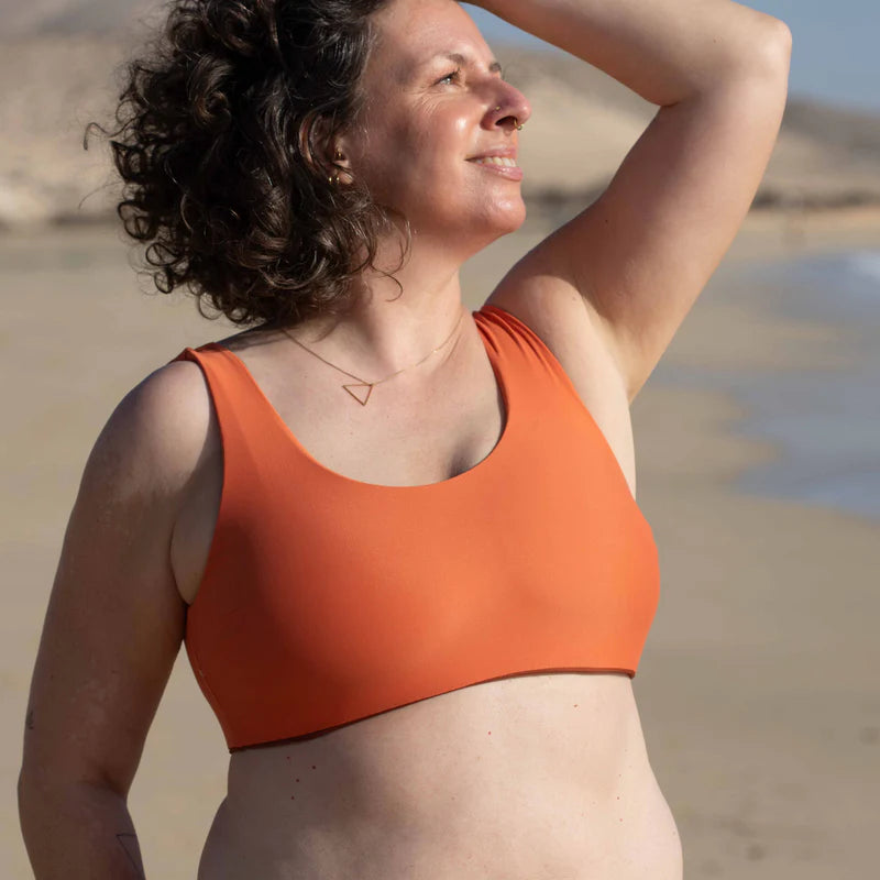 INASKA Wendbares Bikini-Top PURE, rost/apricot