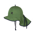 PurePure Sonnenhut mit Krempe, Nackenschutz und UV-Schutz, Matcha