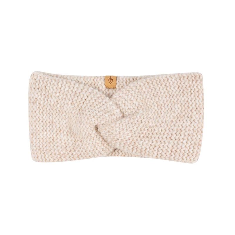 PurePure Damen-Stirnband Alpaka, Oat