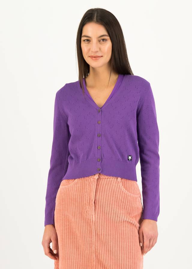 Blutsi Cardigan Save the World, wildflower pearl