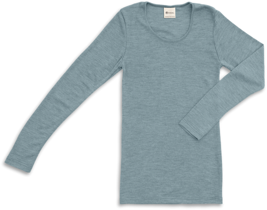 Engel Natur Damen Langarmshirt W/S, Bergblau