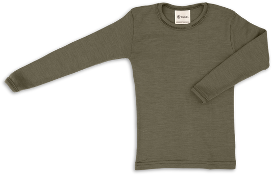 Engel Natur Unterhemd/Langarmshirt W/S, olive
