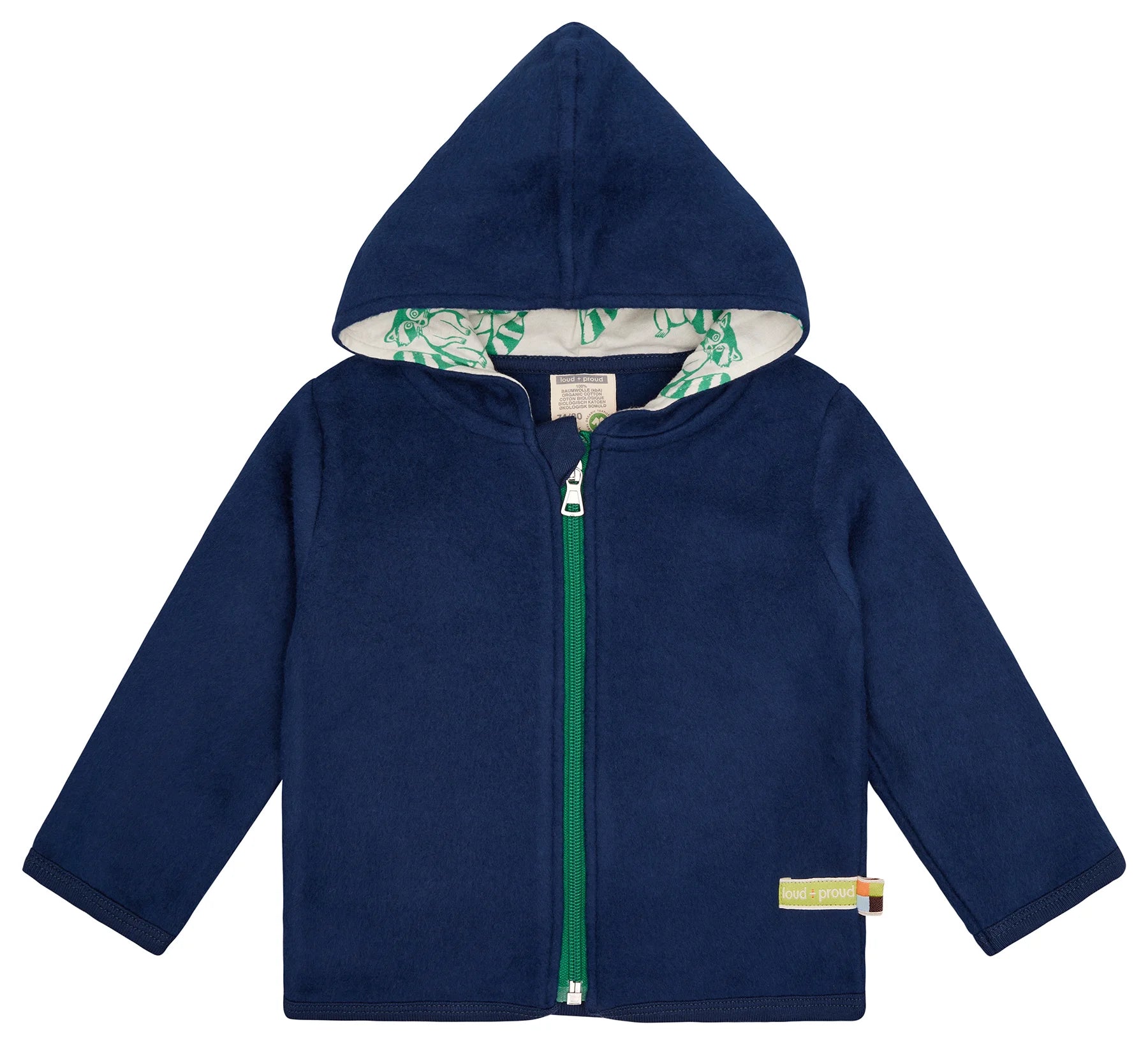 Loud+Proud Kapuzenjacke, Ultramarin