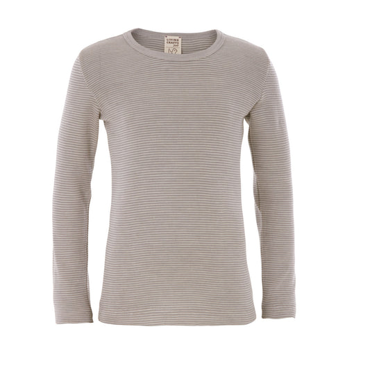 Living Crafts Unterhemd/Langarmshirt W/S, grau/natur