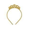 Haarreif Krone gold