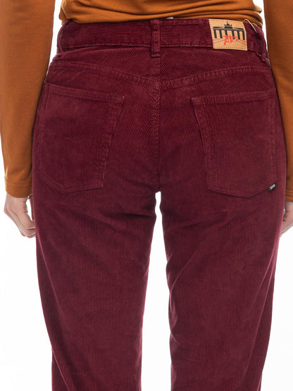 Ato Berlin - Cordschlaghose Newton, Bordeaux