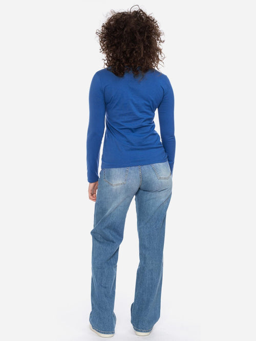 Ato Berlin Longsleeve Deborah, Mittelblau (PRBL)