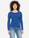 Ato Berlin Longsleeve Deborah, Mittelblau