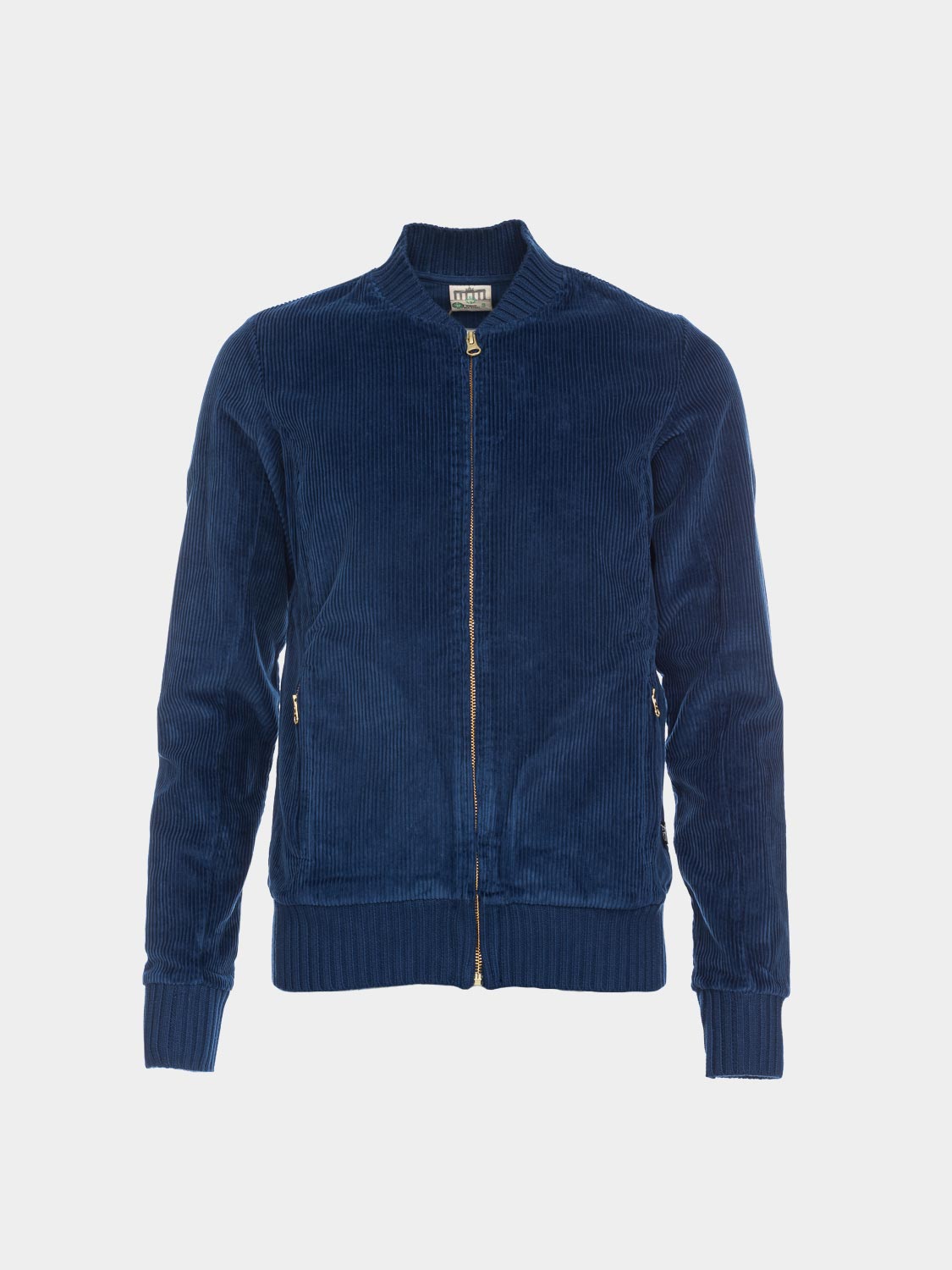 Ato Berlin Damen Breitcordjacke Bebe, Dunkelblau