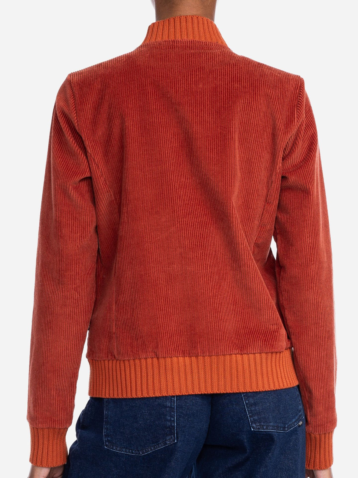 Ato Berlin Damen Breitcordjacke Bebe, Henna