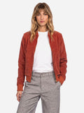 Ato Berlin Damen Breitcordjacke Bebe, Henna