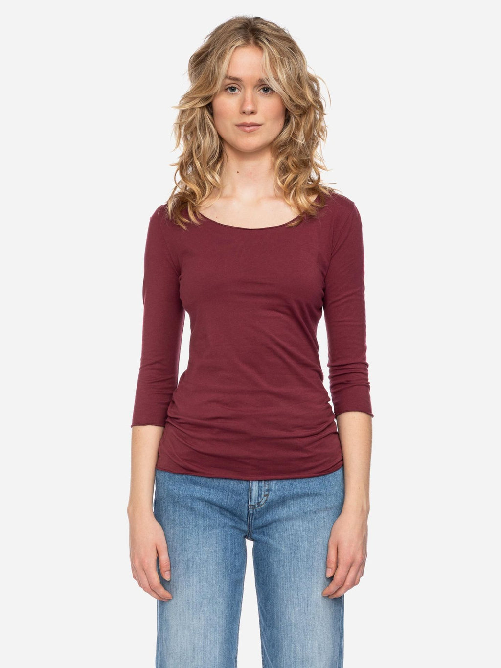 Ato Berlin Damen Shirt Caja, Auberg.