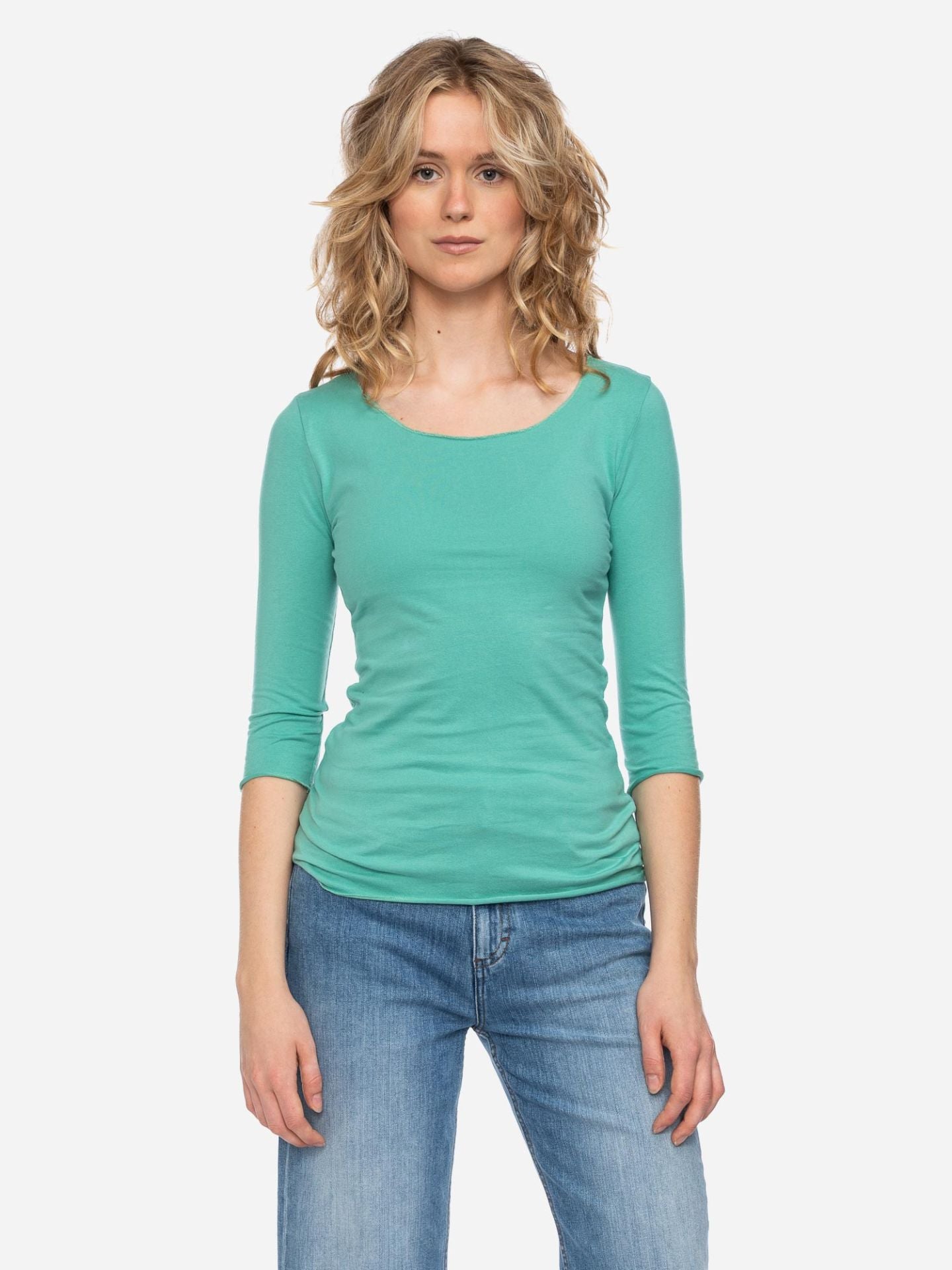 Ato Berlin Damen Shirt Caja, Beryl