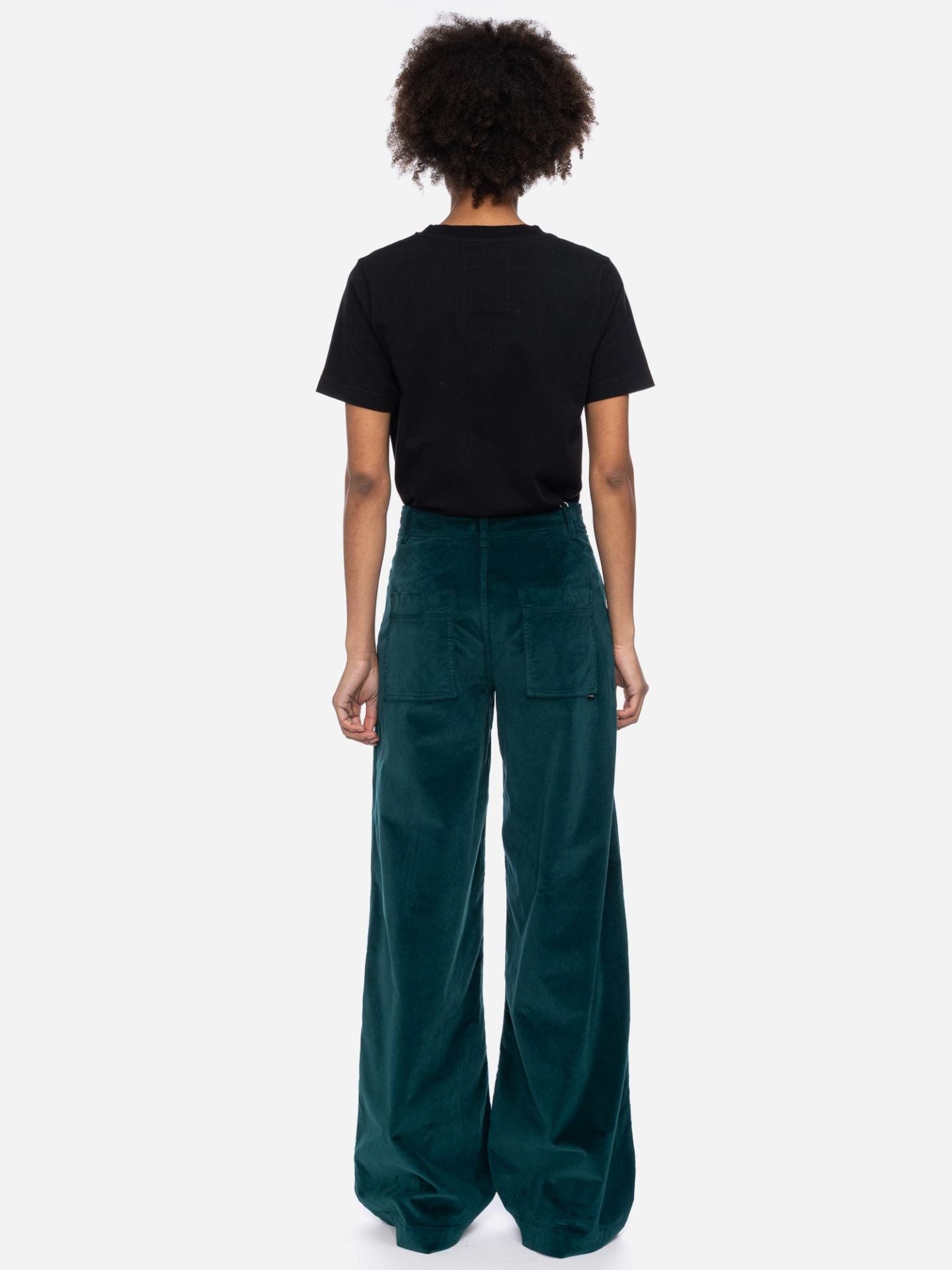 Ato Berlin Hose Lacy Samt, Dark Sea