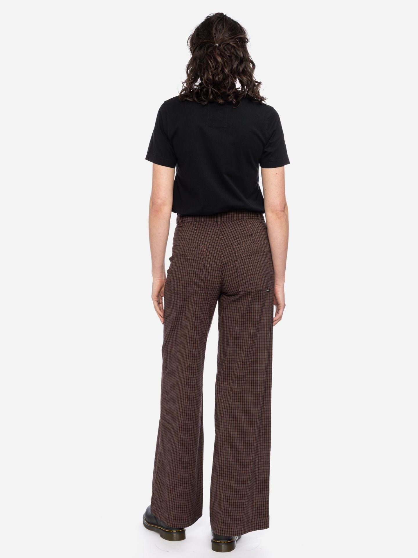 Ato Berlin Stoffhose Lacy Karo, Burgundy