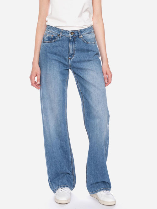 Ato Berlin Damen-Jeans Kendal in blue washed
