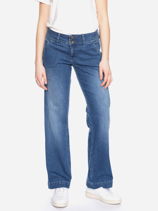 Ato Berlin - Jeans Lilia Vanu, blau used