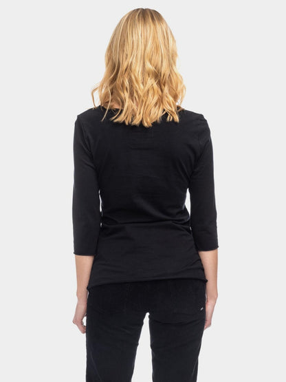 Ato Berlin Damen Shirt Caja, Black