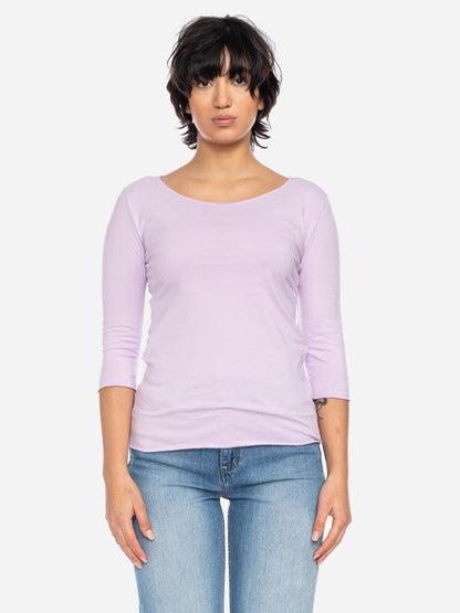Ato Berlin Damen Shirt Caja, Lilac
