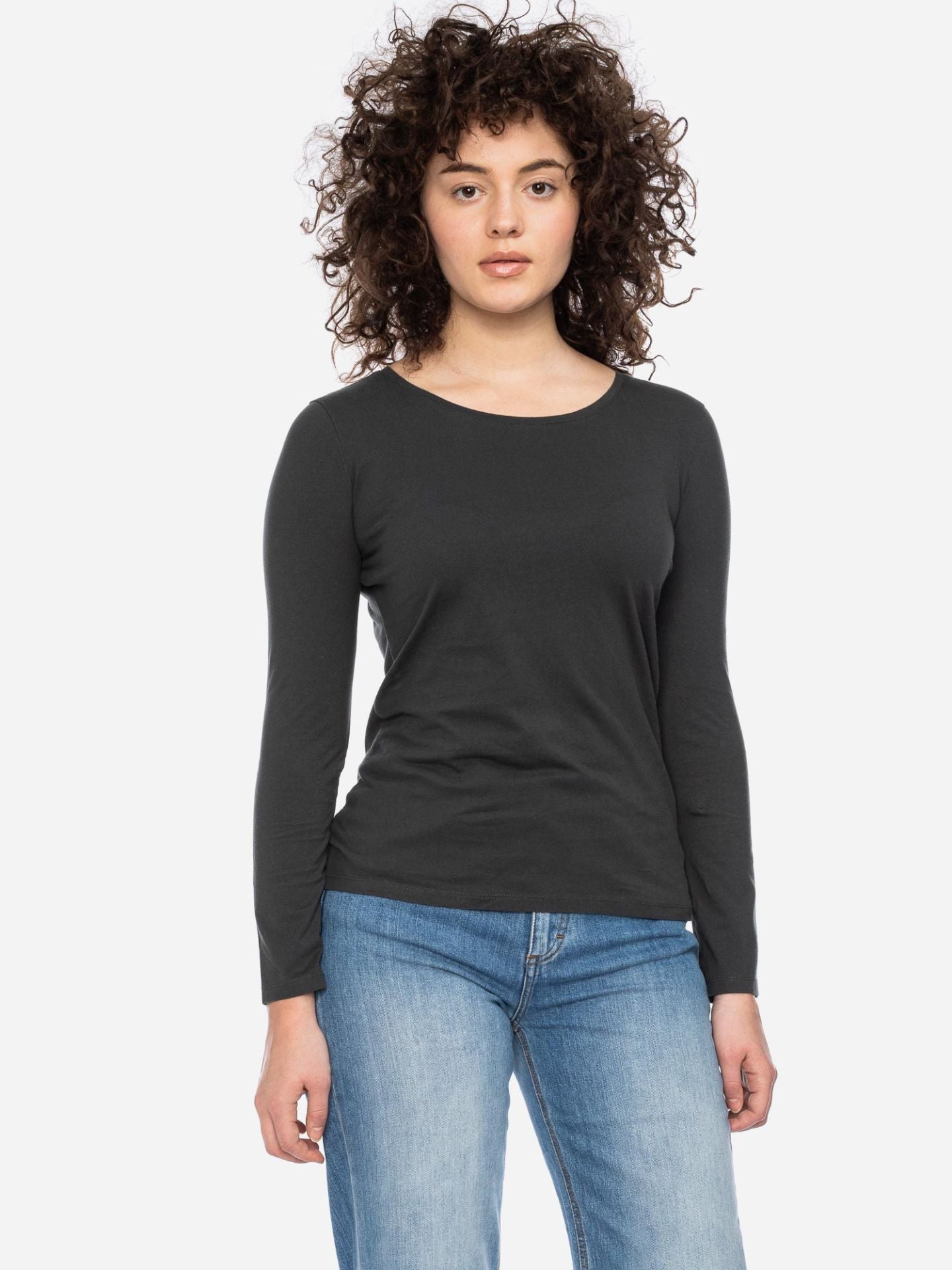 Ato Berlin Longsleeve Deborah, Anthrazit