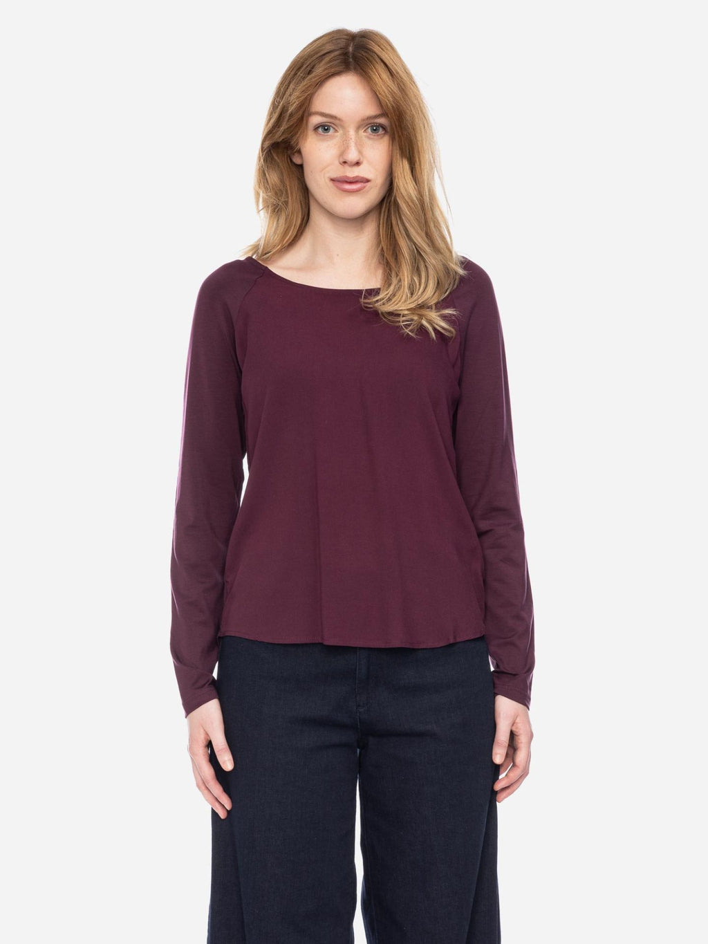 Ato Berlin Leichtes Longsleeve Mindy, Wine