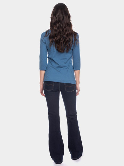 Ato Berlin Damen Shirt Caja, Stellar Blue