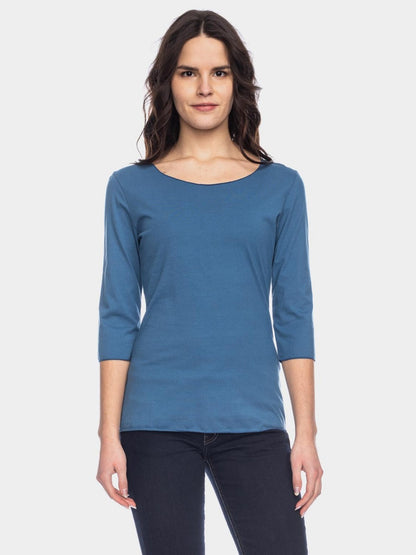Ato Berlin Damen Shirt Caja, Stellar Blue