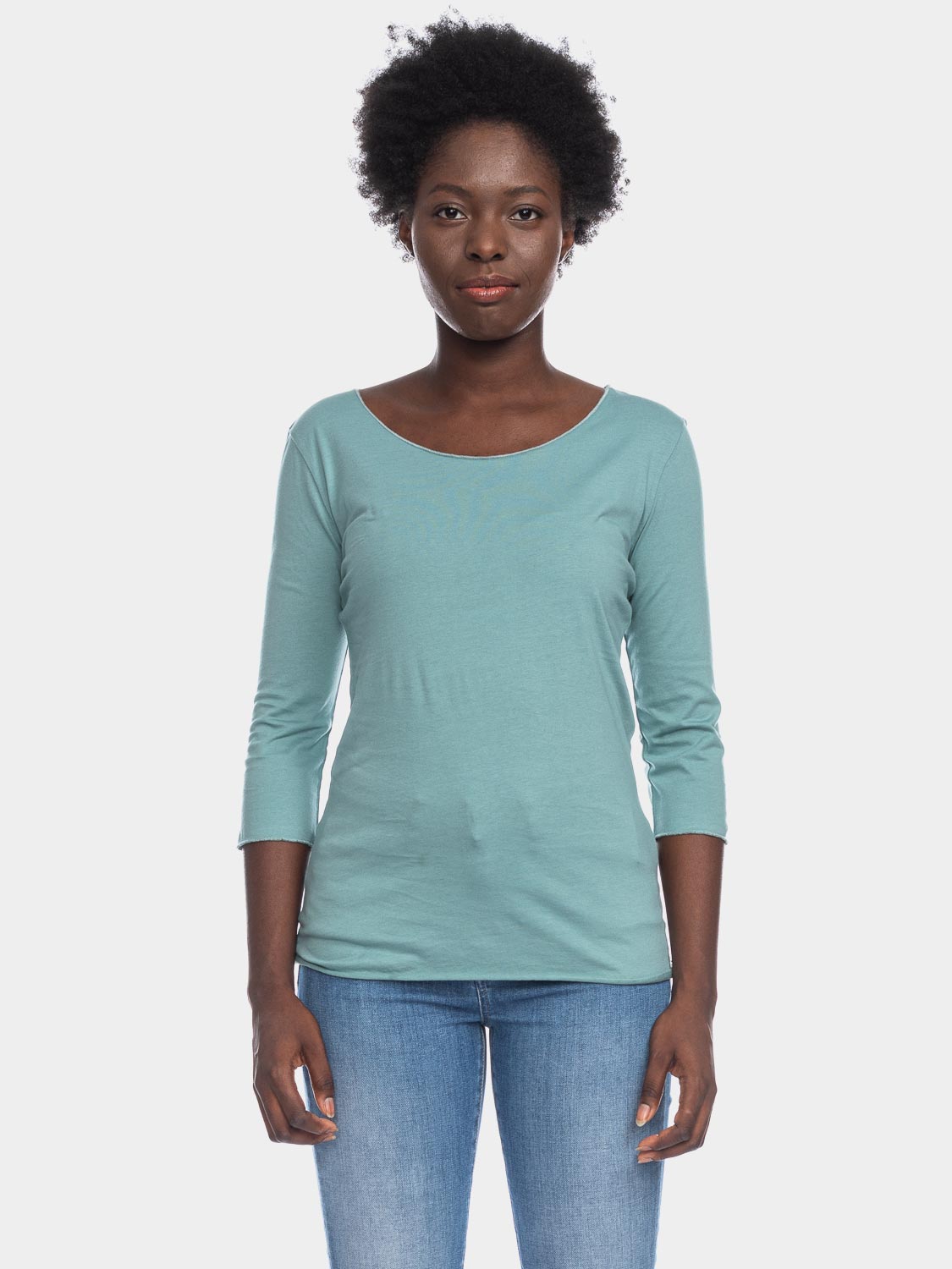 Ato Berlin Damen Shirt Caja, Arctic