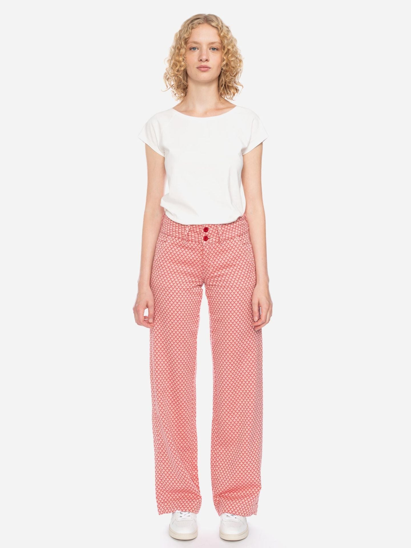 Ato Berlin - Stoffhose Lilia, Red